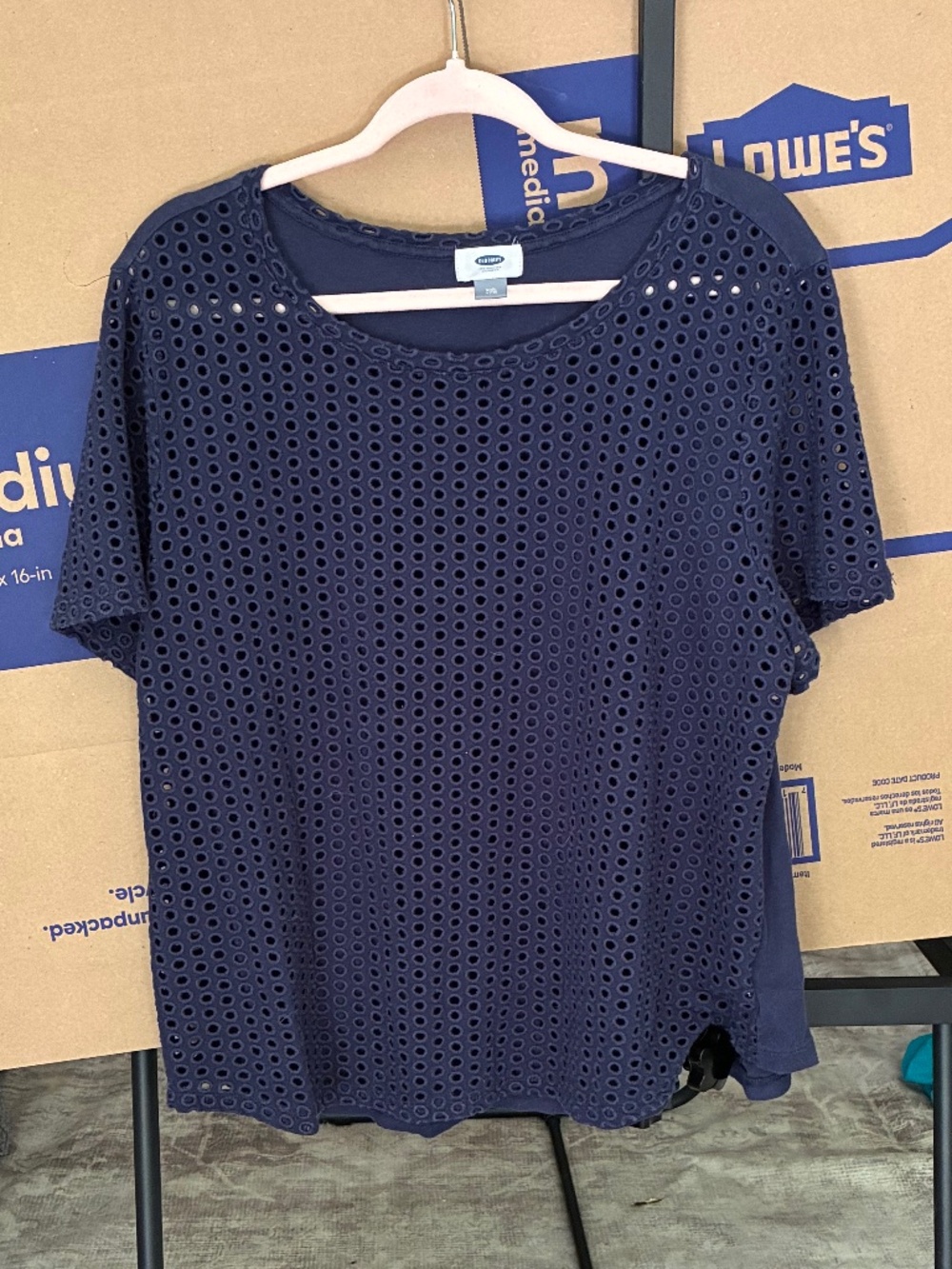 Old Navy blue blouse size XXL